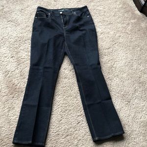 Chicos Platinum barely boot jeans